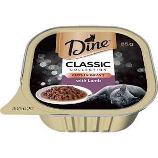 Dine Wet Cat Food Lamb In Gravy Tray