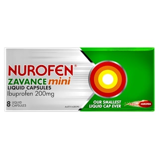 Nurofen Zavance Ibuprofen Mini Liquid Capsules 