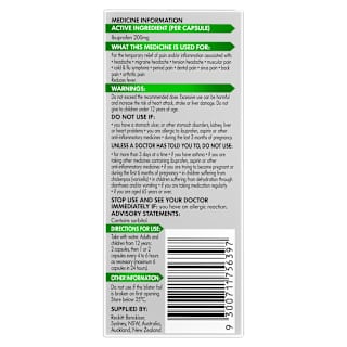 Nurofen Zavance Ibuprofen Mini Liquid Capsules 