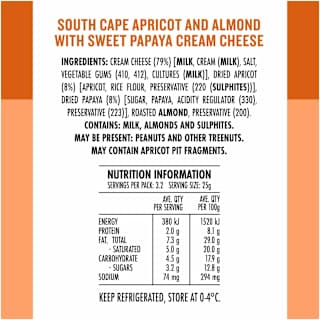 South Cape Cream Cheese Apricot And Almond