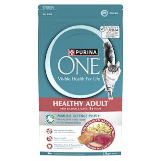 Purina One Adult Salmon & Tuna Dry Cat Food Bag