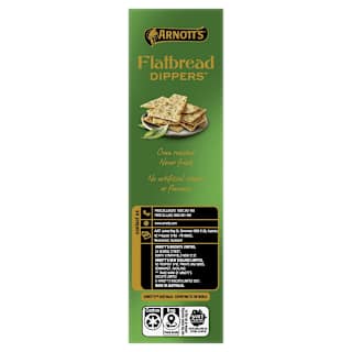 Arnott's Flatbread Dippers Parmesan & Basil