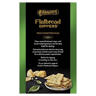 Arnott's Flatbread Dippers Parmesan & Basil