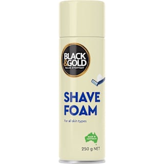 Black & Gold Shaving Foam