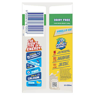 Up & Go Liquid Breakfast Fridge Pack Dairyfree Vanilla