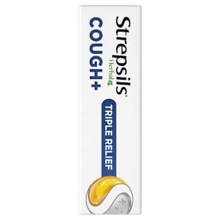 Strepsils Herbal Cough + Lozenges Honey Lemon