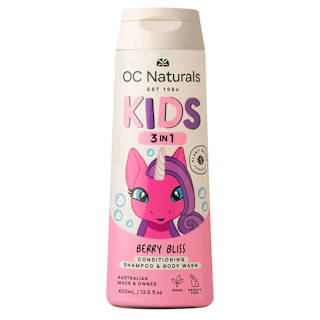 Organic Care Naturals Kids 3in1 Conditioning Shampoo & Body Wash Berry Bliss