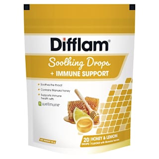 Difflam Soothing Immune Honey Lemon Drop