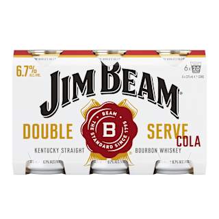 Jim Beam White & Cola Double Serve Can