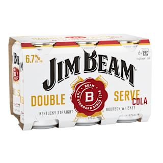 Jim Beam White & Cola Double Serve Can