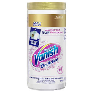 Vanish Napisan Laundry Products Gold Multi Power Crystal White