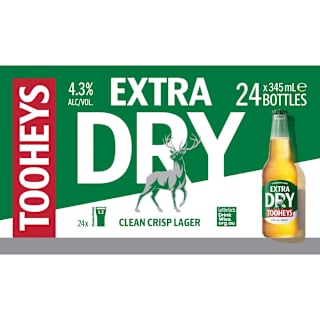 Tooheys Extra Dry Bottles