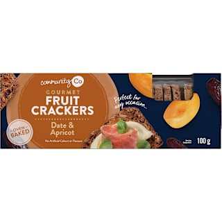 Community Co Date & Apricot Fruit Crackers