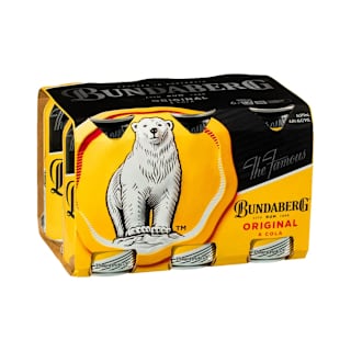 Bundaberg Original Rum & Cola Cans