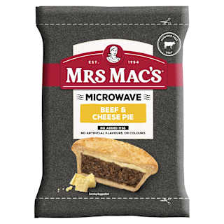 Mrs Mac's Microwave Beef & Cheese Pie