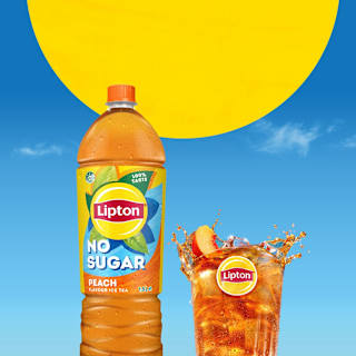Lipton No Sugar Peach Flavour Iced Tea