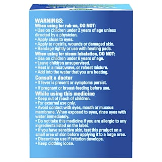 Vicks VapoRub Ointment Decongestant Chest Rub