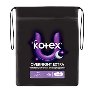 U By Kotex Overnight Pads Extra