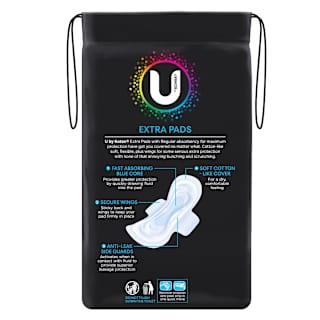 U By Kotex Regular Extra Pads With Wings