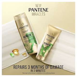 Pantene 3 Minute Miracle Keratin Smooth & Sleek Conditioner