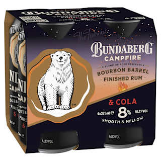 Bundaberg Campfire Rum & Cola 6% Can