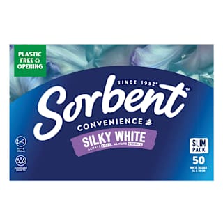 Soft White On the Go Facial Tissues