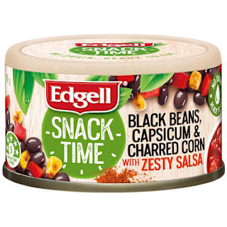 Edgell Black Beans Capsicum And Charred Corn With Zesty Salsa