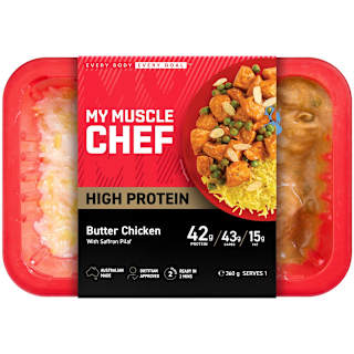 My Muscle Chef Butter Chicken With Saffron Pilaf