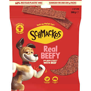 Schmackos Dog Treat Beef Bag