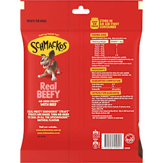 Schmackos Dog Treat Beef Bag