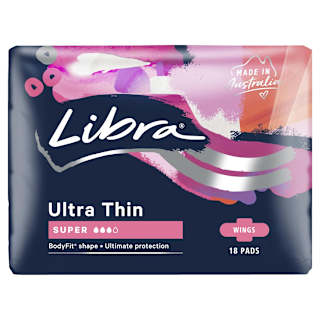 Libra Ultra Thin Pads Super with Wings