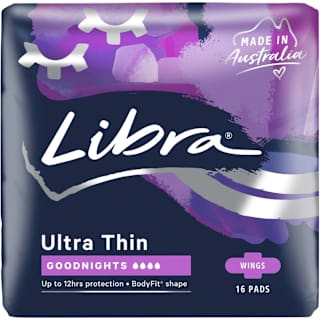 Libra Ultra Thin Pads Goodnight