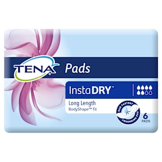 Tena Pads InstaDRY Long Length