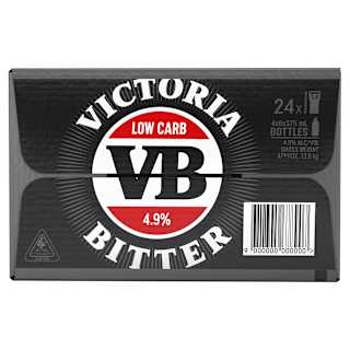 Victoria Bitter Low Carb Bottle 375mL