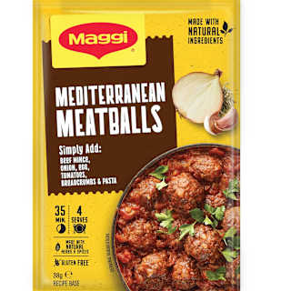 Maggi Recipe Base - Dry Culinary Mediterranean Meatballs Natural