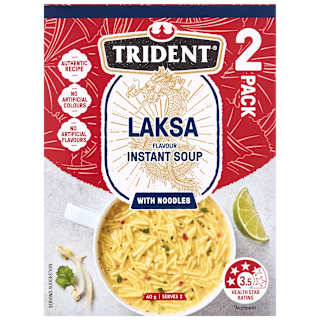 Trident Instant Soup Malaysian Curry Laksa