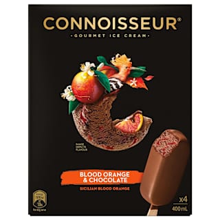 Connoisseur Gourmet Blood Orange & Chocolate Ice Cream Sticks