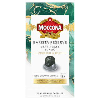 Moccona Barista Reserve Dark Roast Lungo Capsules