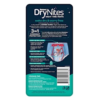 Huggies DryNites Night Time Pants for Boys 2-4 Years (13-20kg)
