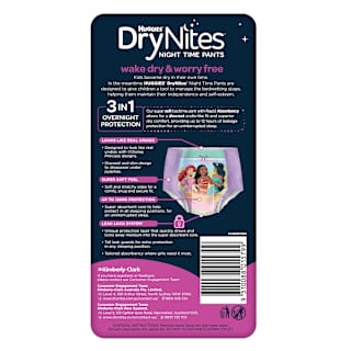 Huggies DryNites Night Time Pants for Girls 2-4 Years (13-20kg)