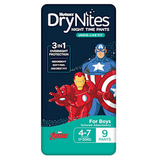 Huggies DryNites Night Time Pants for Boys 4-7 Years (17-30kg)