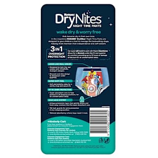 Huggies DryNites Night Time Pants for Boys 4-7 Years (17-30kg)