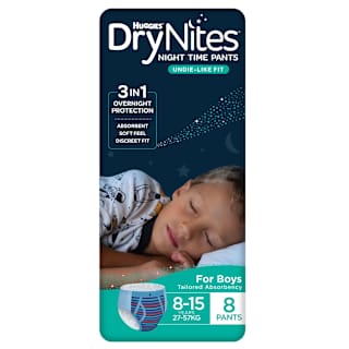 Huggies DryNites Night Time Pants for Boys 8-15 Years (27-57kg)