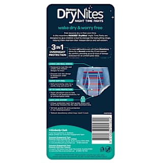Huggies DryNites Night Time Pants for Boys 8-15 Years (27-57kg)