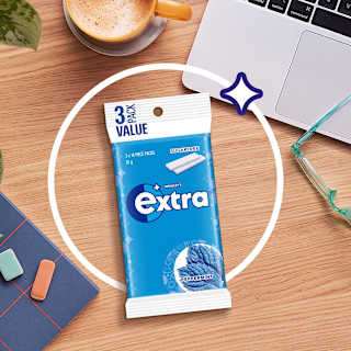 Extra Peppermint Chewing Gum Sugar Free