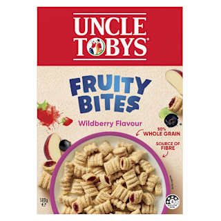 Uncle Tobys Cereal Fruity Bites Wildberry