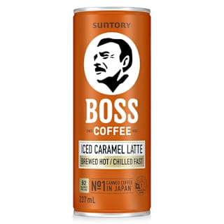 Boss Coffee Drink Iced Caramel Latte