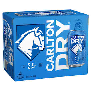 Carlton Dry 3.5% Can 375mL