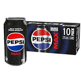 Pepsi Max No Sugar Soda Cans