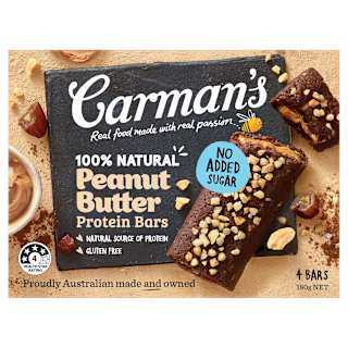 Carman's Protein Nut Butter Bars Peanut Butter